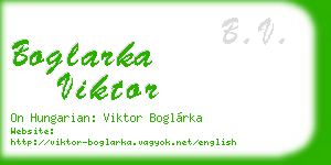 boglarka viktor business card